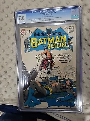 Buy 1970 Detective Comics #396 (CGC 7.0) Batgirl Backup Story • 71.92£