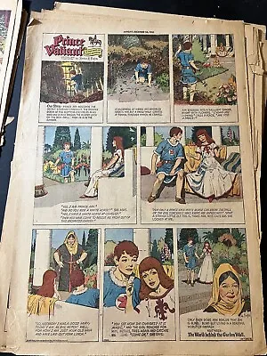 Buy Prince Valiant Sunday By Hal Foster From 11/24/61 #1298 Rare Full Page 22x14 • 8.75£