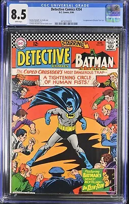 Buy 1966 Detective Comics 354 CGC 8.5 1st Appearance Of Doctor Tzin-Tzin. • 181.83£