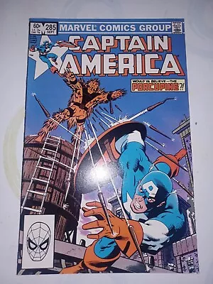 Buy Captain America # 285 -marvel Comics 1983 Porcupine - Vg • 4£