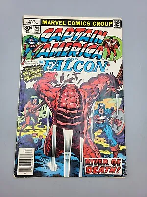 Buy Captain America Vol 1 #208 Apr 1977 The River Of Death Illustrated Marvel Comic • 12.16£