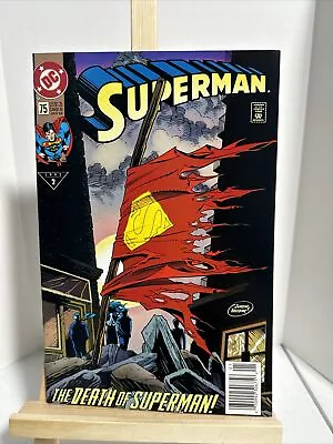 Buy Superman #75 (DC Comics January 1993) The Death Of Superman Newsstand • 12.03£