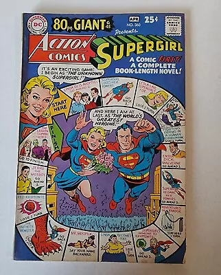 Buy Action Comics #360 (DC, April 1968) Origin Of Supergirl! 80 Pg. Giant • 31.53£