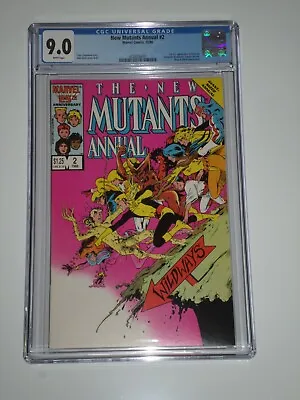 Buy New Mutants Annual 2 (1986 Marvel) CGC 9.0 1st Appearance Of Psylocke • 71.69£