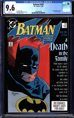 Buy Batman #426 Cgc 9.6  White Pages    A Death In The Family   Ggc #4363246002 • 78.24£