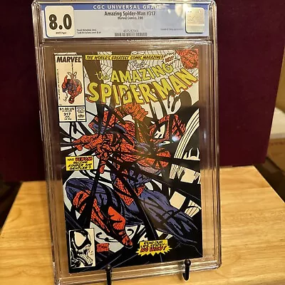 Buy AMAZING SPIDER-MAN #317 Marvel Comics CGC 8.0 • 35.99£