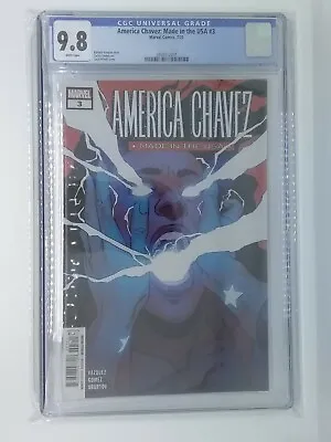 Buy America Chavez: Made In The USA #3 CGC 9.8 1st Catalina Marvel  • 63.24£