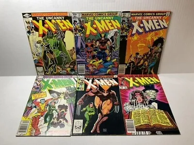 Buy Uncanny X-Men Comic Books (Lot Of 6: Issue 145, 155, 159, 171, 173 & 179) 1981 • 39.42£