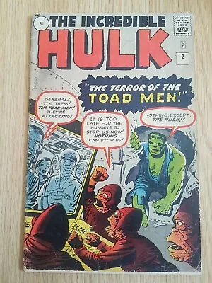 Buy The Incredible Hulk (Vol. 1) #2 - 1st Green Hulk - 1962 • 1,750£