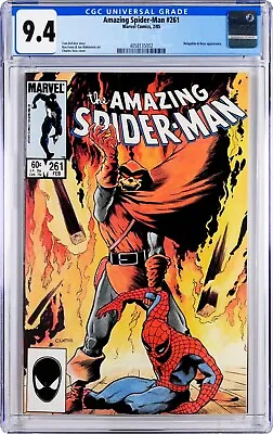 Buy Amazing Spider-Man #261 CGC 9.4 (Feb 1985, Marvel) Charles Vess Hobgoblin Cover • 64.28£