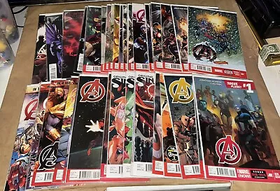 Buy Avengers Vol. 5 (2013) #1-44, 34.1, 34.2, Annual #1 Complete Set Marvel NM • 79.94£
