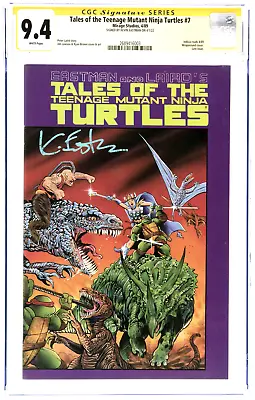 Buy Cgc 9.4 Tales Of The Teenage Mutant Ninja Turtles #7 Mirage 1989 Signed Eastman • 249.99£