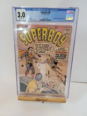 Buy Superboy #68 - CGC 3.0 - Origin And 1st Apperance Of Bizarro • 396.30£