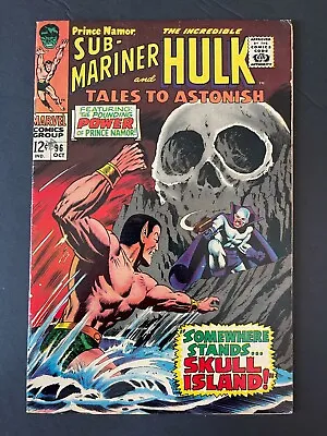 Buy Tales To Astonish #96 - Somewhere Stands... Skull Island (Marvel, 1959) F/VF • 20.52£