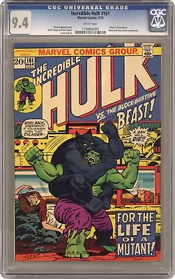 Buy Incredible Hulk #161 CGC 9.4 1973 1134406003 • 166.81£