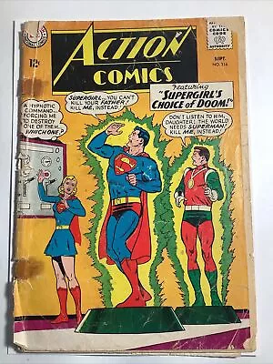 Buy Action Comics #316 DC 1964 Superman And Supergirl Silver Age Comic Book • 7.91£