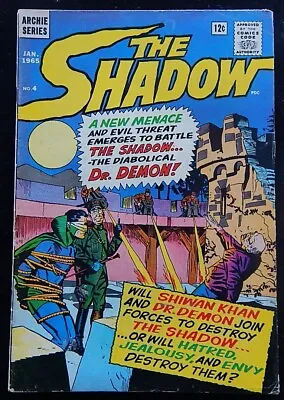 Buy Archie Series Comic THE SHADOW No.4  January  1965 12c Issue • 10£