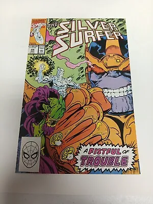 Buy Silver Surfer #44 (1990) Marvel Comics 1st Appearance Of The Infinity Gauntlet ✨ • 35.49£