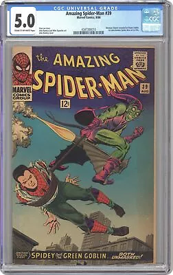 Buy Amazing Spider-Man #39 CGC 5.0 1966 4347390010 • 343.91£