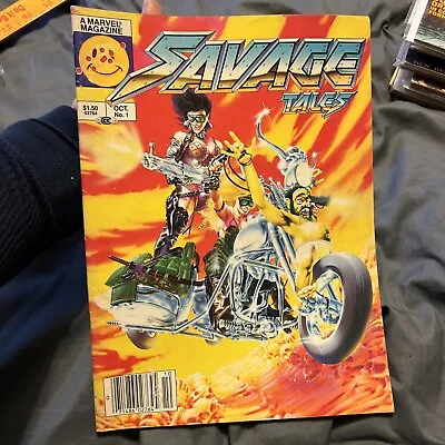 Buy VTG 1985 Marvel Comics Magazine Savage Tales Vol 1 1 1st Appearance The Nam • 11.91£