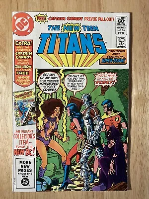 Buy New Teen Titans #15 (1982) Captain Carrot Preview • 8.72£