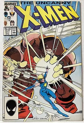 Buy Uncanny X-Men 217 Comic 1987 Juggernaut Dazzler Appearance Havok Sabretooth FN • 7.19£
