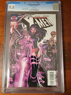 Buy CGC 9.8 Uncanny X-Men #467 NM/MT Psylocke Cover Marvel Comics • 202.47£