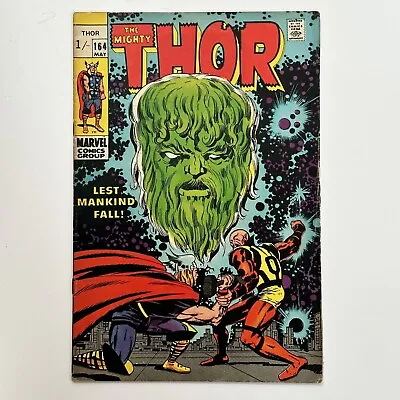 Buy Thor #164 1968 VG+ Pence Copy Him Cameo 1st App Athena • 36£