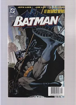 Buy Batman #608 - Newsstand - Jim Lee Cover  - Hush Storyline Beginning (7/7.5) 2002 • 11.84£