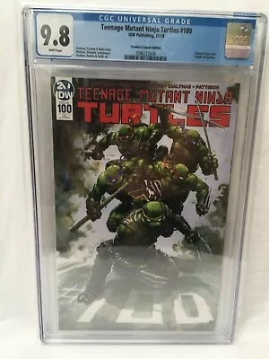 Buy Teenage Mutant Ninja Turtles #100 CGC 9.8 Clayton Crain Cover 2019 TMNT • 99.99£
