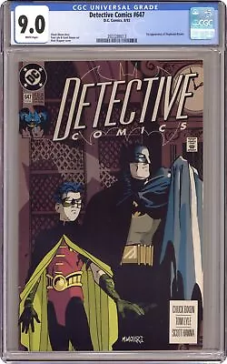 Buy Detective Comics #647D CGC 9.0 1992 3933288013 • 80.43£