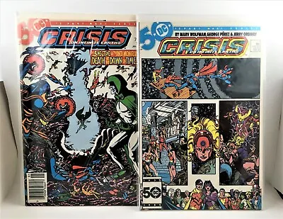Buy Crisis On Infinite Earths 10 & 11 George Perez DC 1986 END DCU MULTIVERSE  • 10.43£