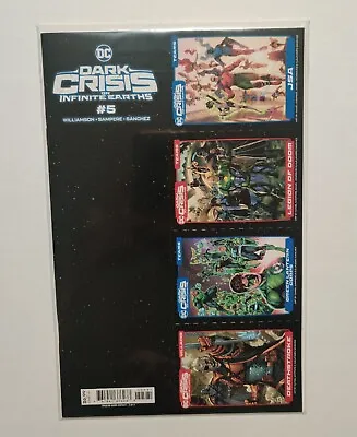 Buy DARK CRISIS ON INFINITE EARTHS #5 COVER H PERFORATION TRADING CARD 2 Cards NM • 3.73£