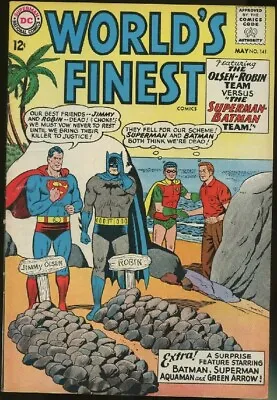 Buy  Worlds Finest 141 (1964) Fn+ 6.5  Olsen-robin Team Vs The Superman-batman Team  • 35£