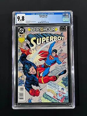 Buy Superboy #8 CGC 9.8 (1994) - Superman Cover • 55.31£