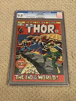 Buy Thor 200 CGC 9.0 OW/White Pages (Classic Thor Vs Loki Cover) • 159.84£