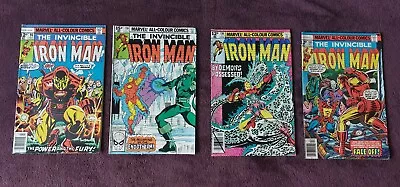 Buy Vintage Marvel The Invincible Iron Man Comics #96 #105 #130 #136 Job Lot Bundle • 20£