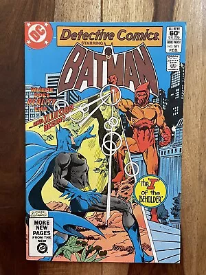Buy Detective Comics #511-batman-1st Appearance Of Mirage-lucias Fox As Ceo Nm 9.2 • 7.95£