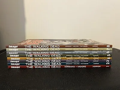 Buy The Walking Dead Graphic Novel Comics Bundle - Volumes 1 - 8 VGC • 8£
