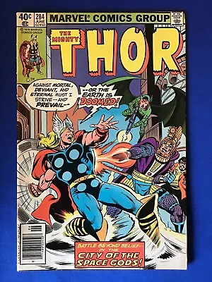 Buy Thor #284 (1979) Celestials & Eternals APP; Newsstand Edition; VG/FN • 5.49£