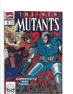 Buy New Mutants # 91 * Cable * Sabretooth * Marvel Comics * 1990 • 2.39£