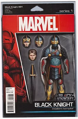 Buy Black Knight 1 From 2016 By Marvel Comics Action Figure Cover Variant • 5£