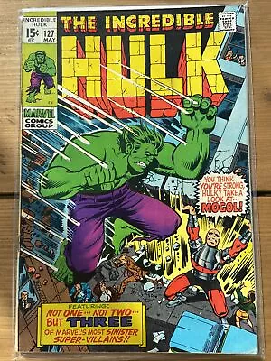 Buy Incredible Hulk #127 VFN- Mogol - 1970 • 27.99£