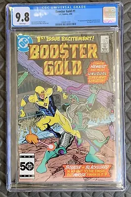 Buy Booster Gold #1 1986  1st App Of Booster Gold & Skeets White  CGC 9.8 1394411020 • 595£