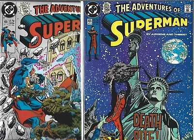 Buy The Adventures Of Superman Lot Of 2 - #465 & #466 (nm-) 1st App. Hank Henshaw • 7.82£