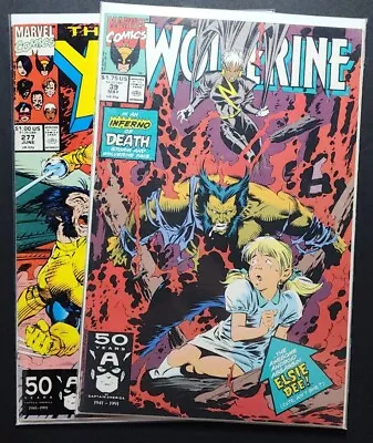 Buy Wolverine #39 (1991) Marvel Comics Comic Book +Uncanny X-Men #277 • 5.15£