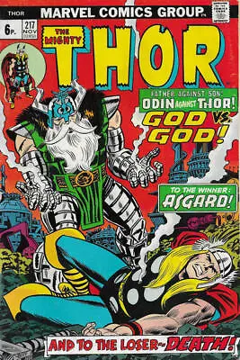 Buy Thor (1962) # 217 UK Price (6.0-FN) 1977 • 10.80£