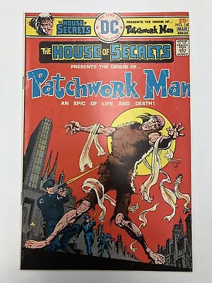 Buy HOUSE OF SECRETS #140 VF/NM, The Patchwork Man Ernie Chan Cover 1976 DC Comics • 19.95£