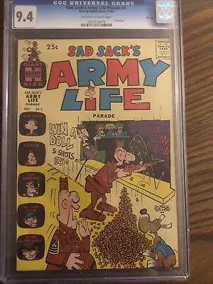 Buy Sad Sack's Army Life Parade #5 Cgc 9.4 Nm (harvey 1964) Giant Issue • 60£