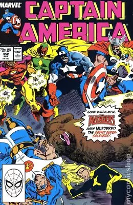 Buy Captain America #352 FN+ 6.5 1989 Stock Image • 7.27£